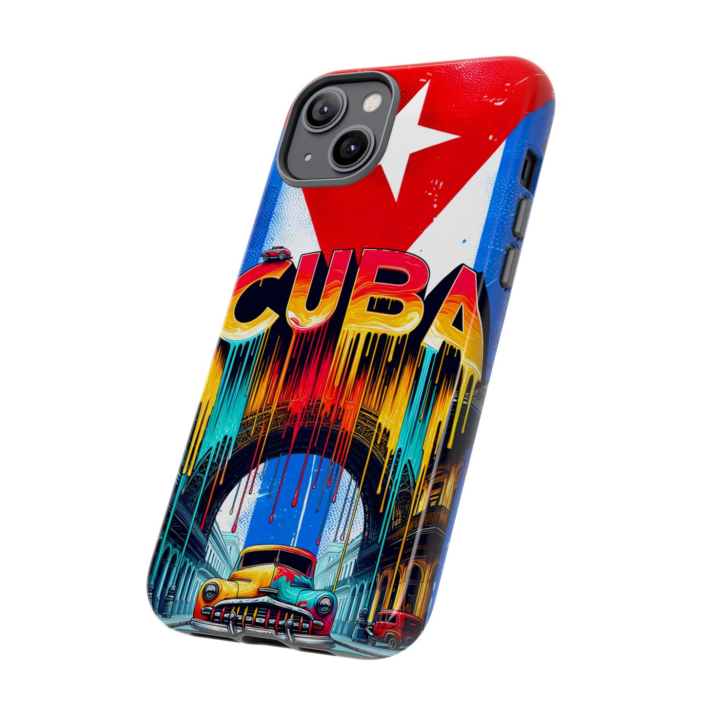 FUNDAS PARA TELEFONOS SAMSUNG, IPHONE, CON BANDERA DE CUBA COLORES BRILLANTES