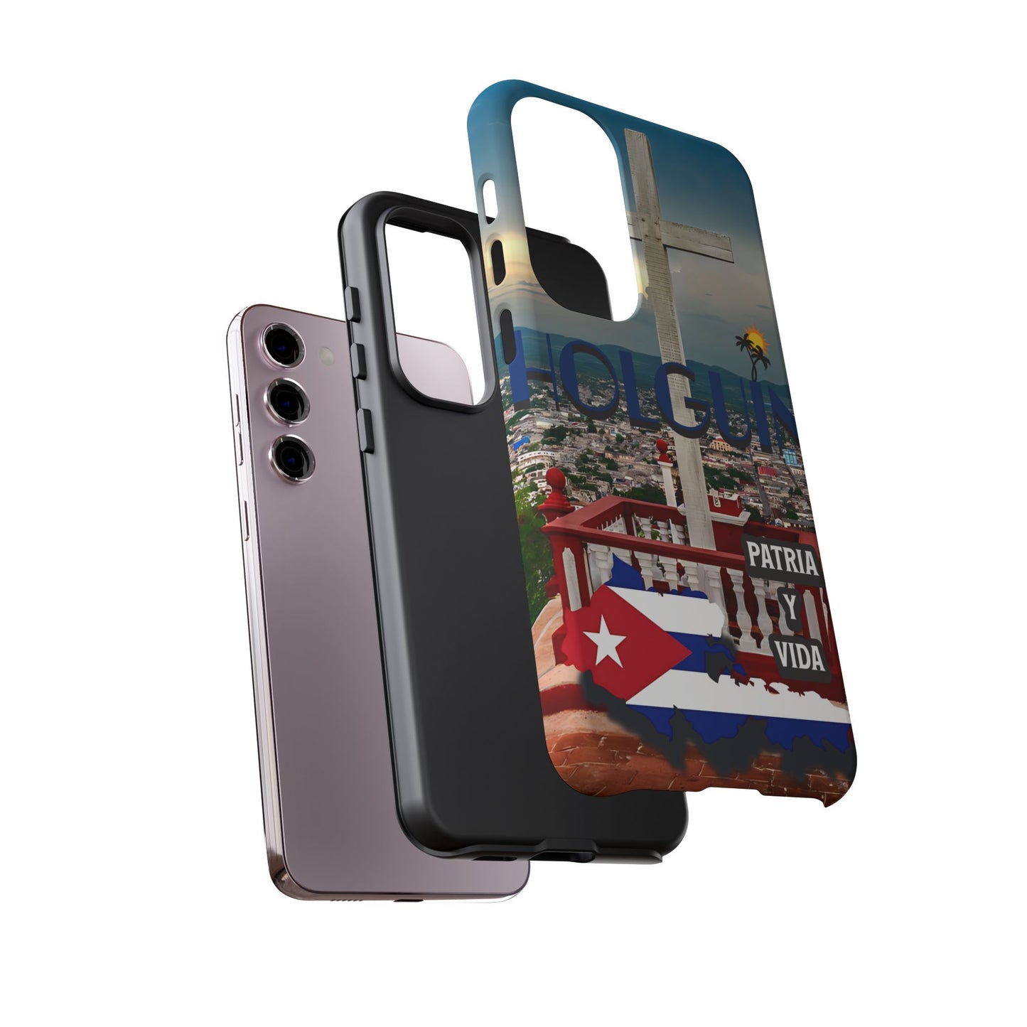 FUNDAS DE TELEFONOS, CUBA, HOLGUIN, PROVINCIAS, PATRIA Y VIDA