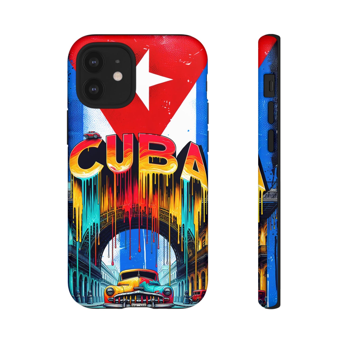 FUNDAS PARA TELEFONOS SAMSUNG, IPHONE, CON BANDERA DE CUBA COLORES BRILLANTES