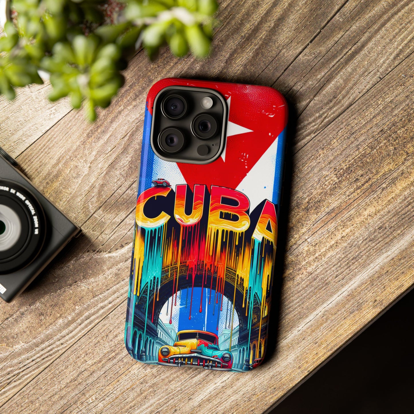 FUNDAS PARA TELEFONOS SAMSUNG, IPHONE, CON BANDERA DE CUBA COLORES BRILLANTES