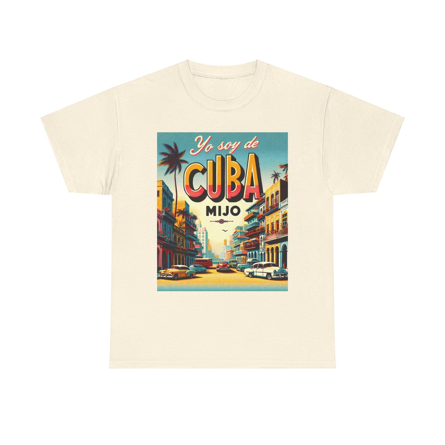 Unisex Heavy Cotton Tee, CUBA, CUBANAS, CAMISETAS CON FRASES CUBANAS, , cuba, orgullo cubano