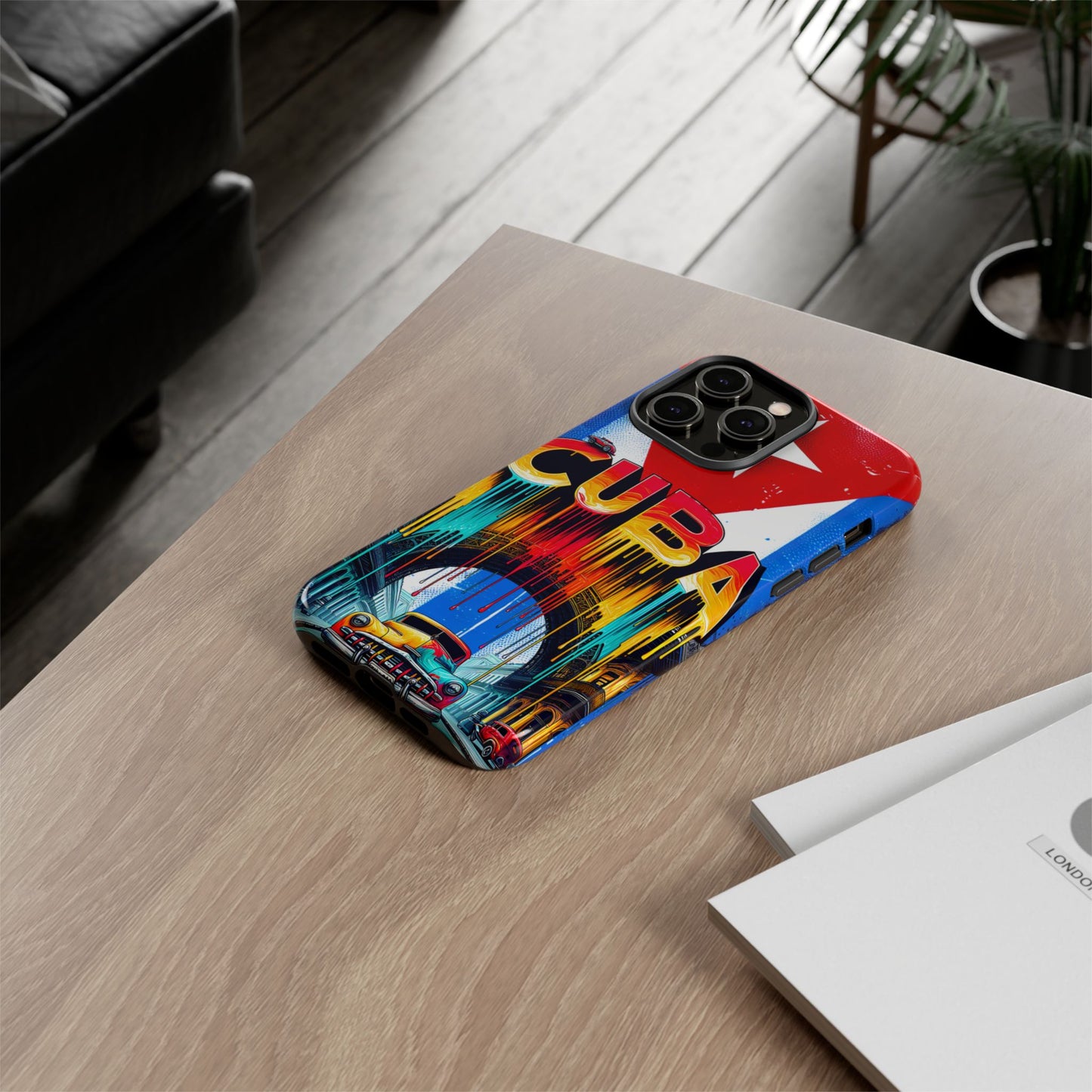 FUNDAS PARA TELEFONOS SAMSUNG, IPHONE, CON BANDERA DE CUBA COLORES BRILLANTES