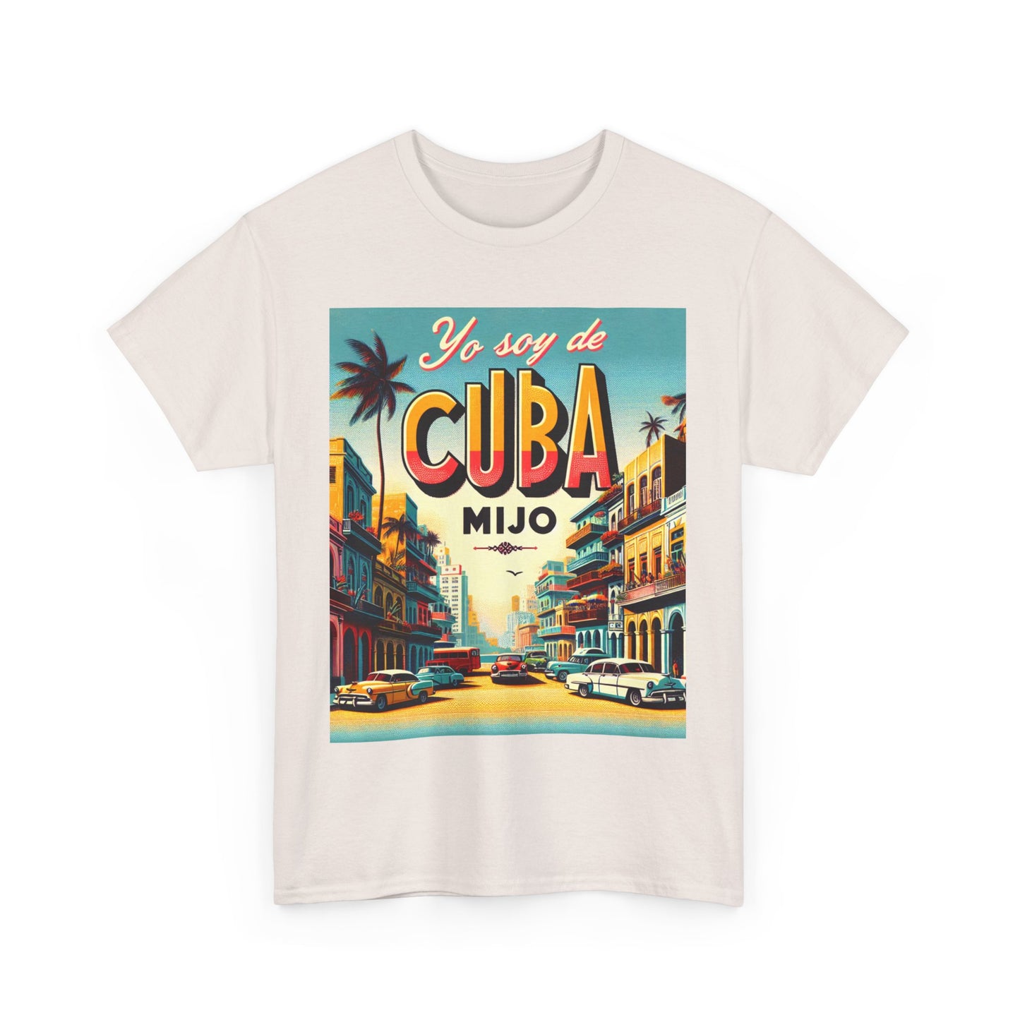 Unisex Heavy Cotton Tee, CUBA, CUBANAS, CAMISETAS CON FRASES CUBANAS, , cuba, orgullo cubano