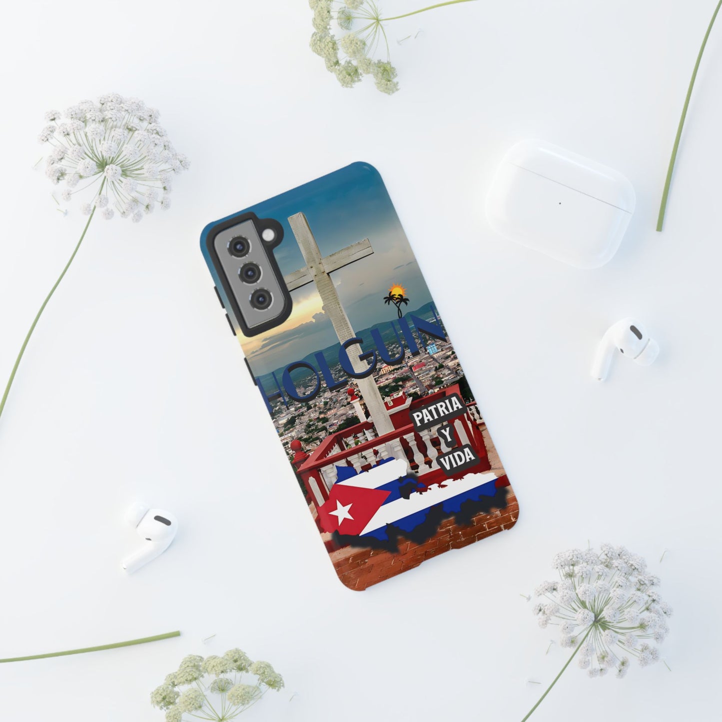 FUNDAS DE TELEFONOS, CUBA, HOLGUIN, PROVINCIAS, PATRIA Y VIDA