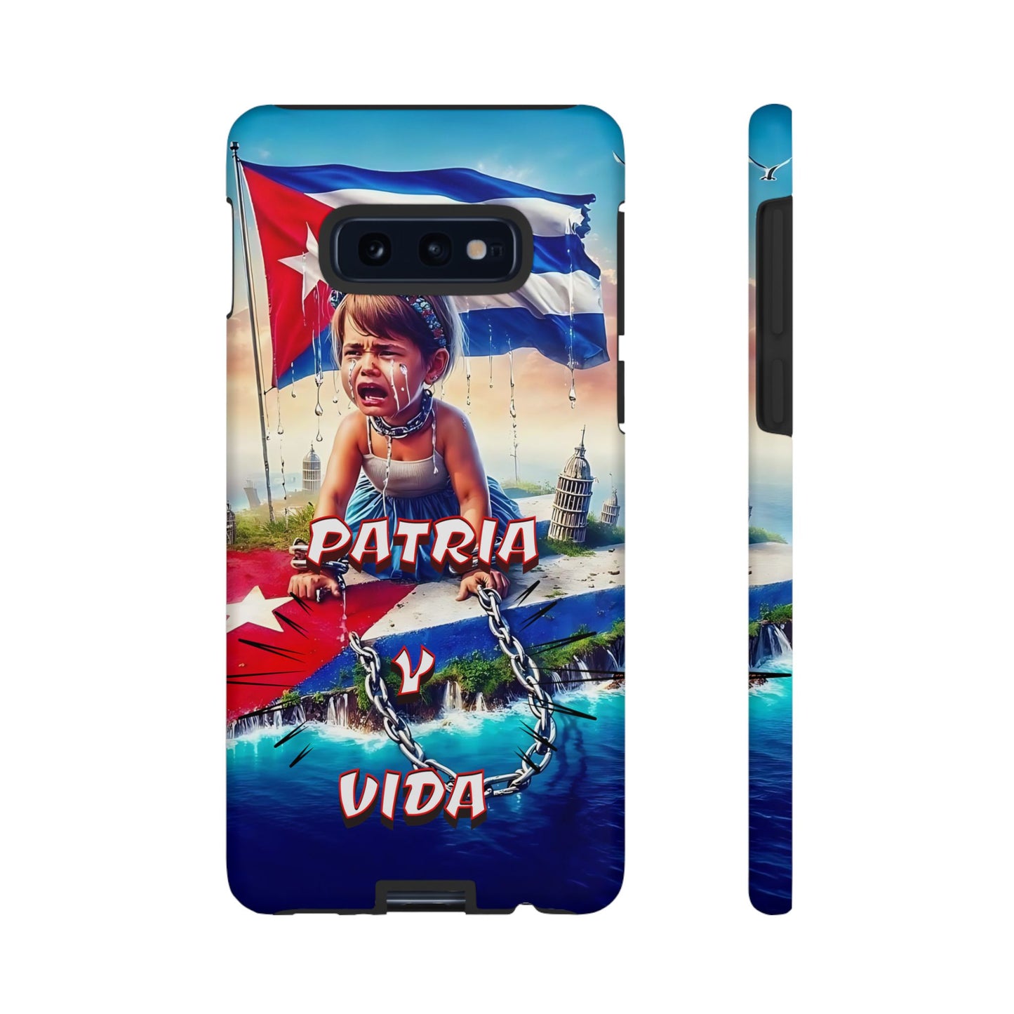 FUNDA DE TELEFONO, CUBA, PATRIA Y VIDA, IPHONE, SAMSUNG