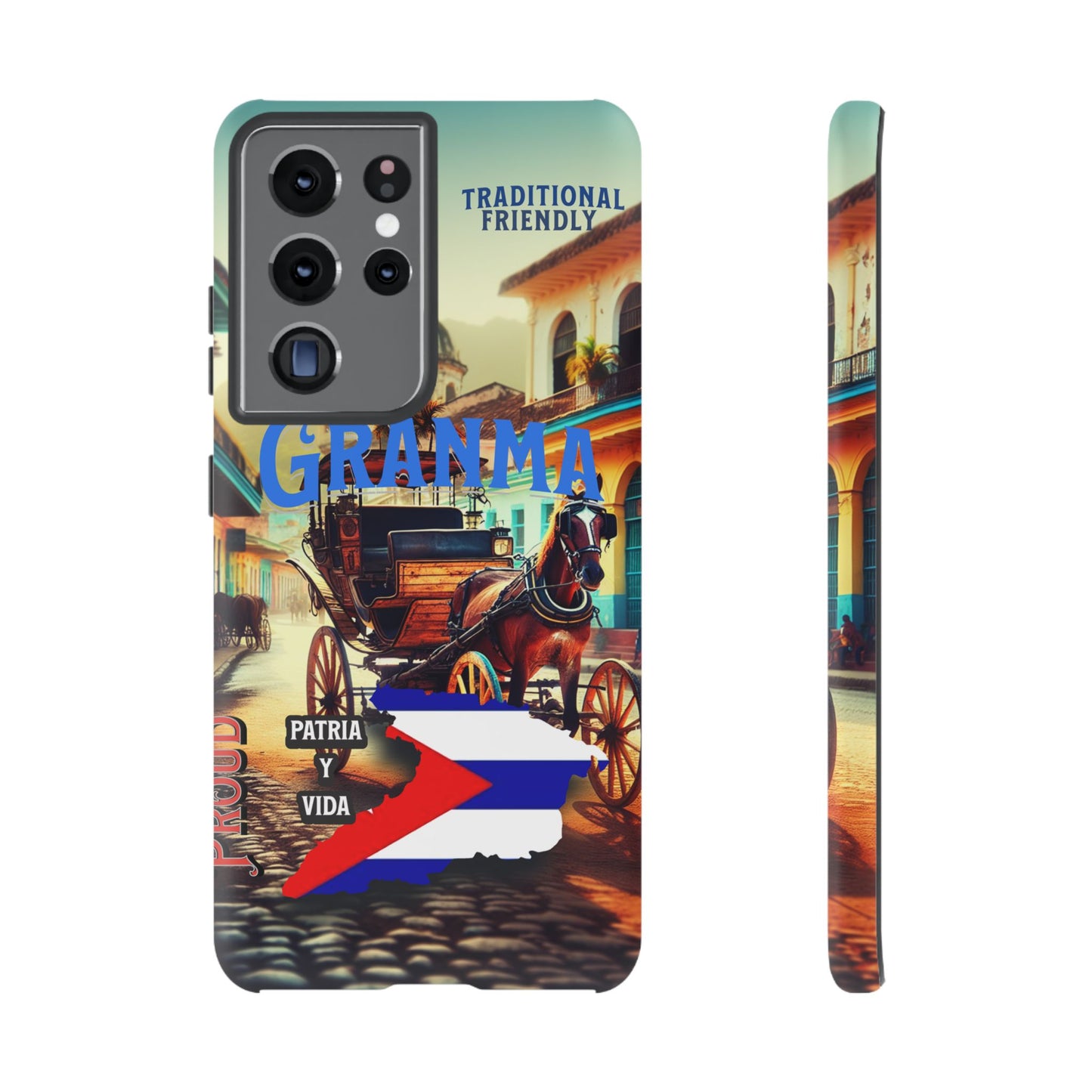 FUNDA DE TELEFONO, GRANMA, CUBA, PATRIA Y VIDA, IPHONE, SAMSUNG