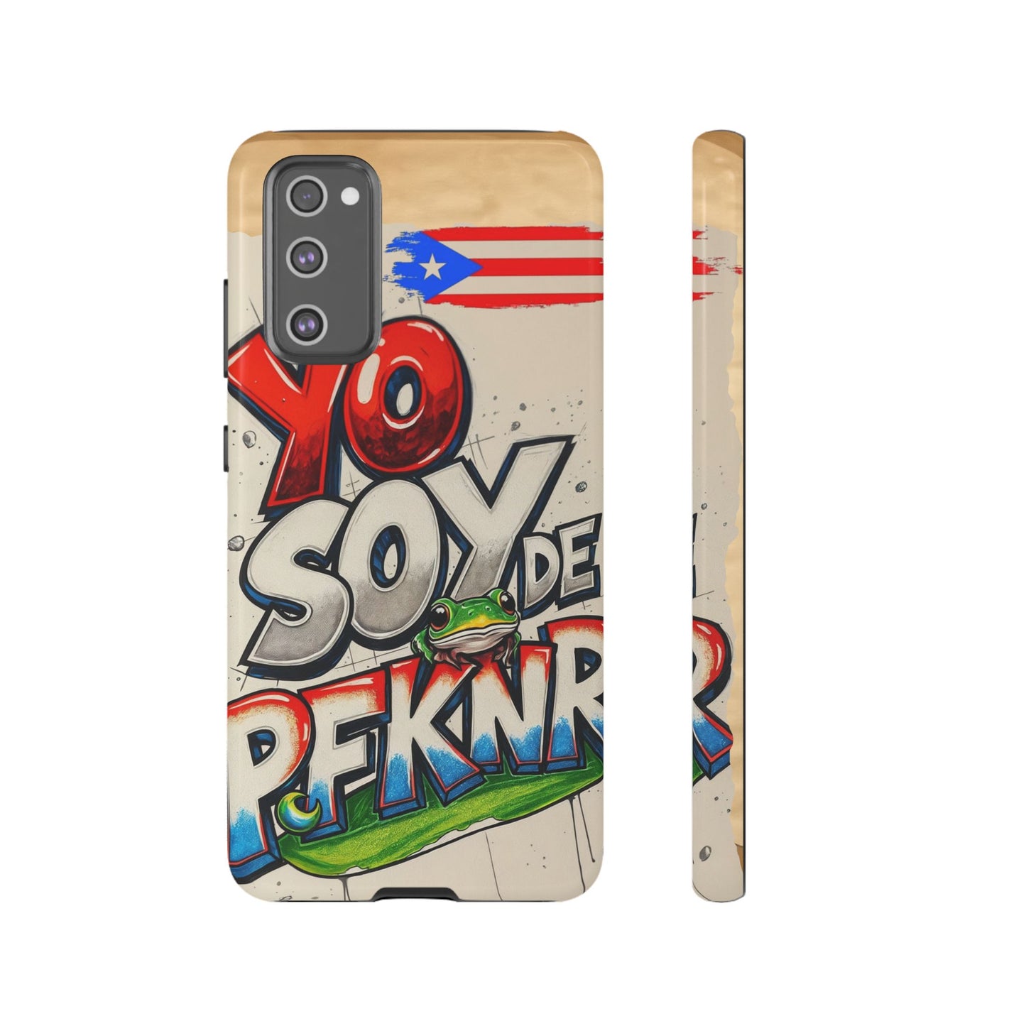 YO SOY DE PFKNR, Cases Phone Case for Unapologetic Style, Gift for Trendsetters, Urban Art Design, Fun Decor for Any Occasion, PUERTO RICO, COQUI