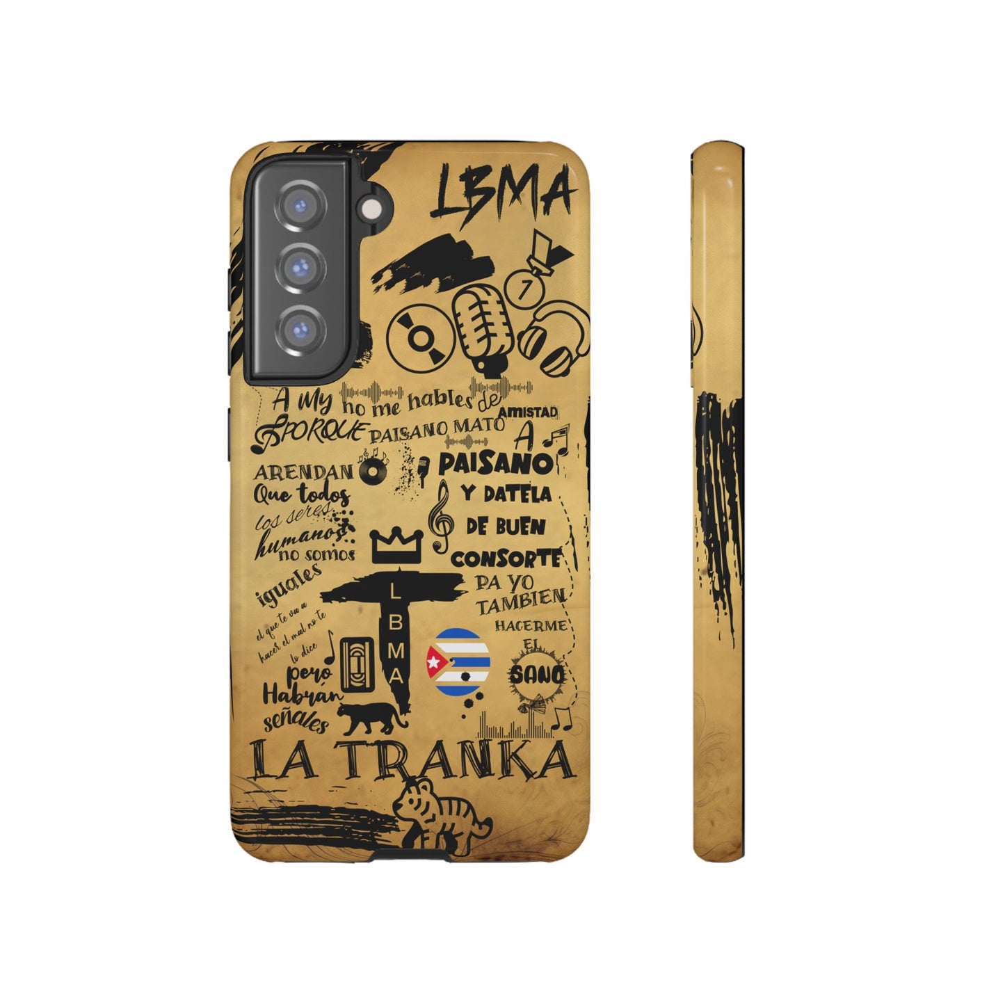 FUNDA PARA TELEFONO, LBMA, TAIGUER, LA TRANKA, ASERE, QUE BOLA,