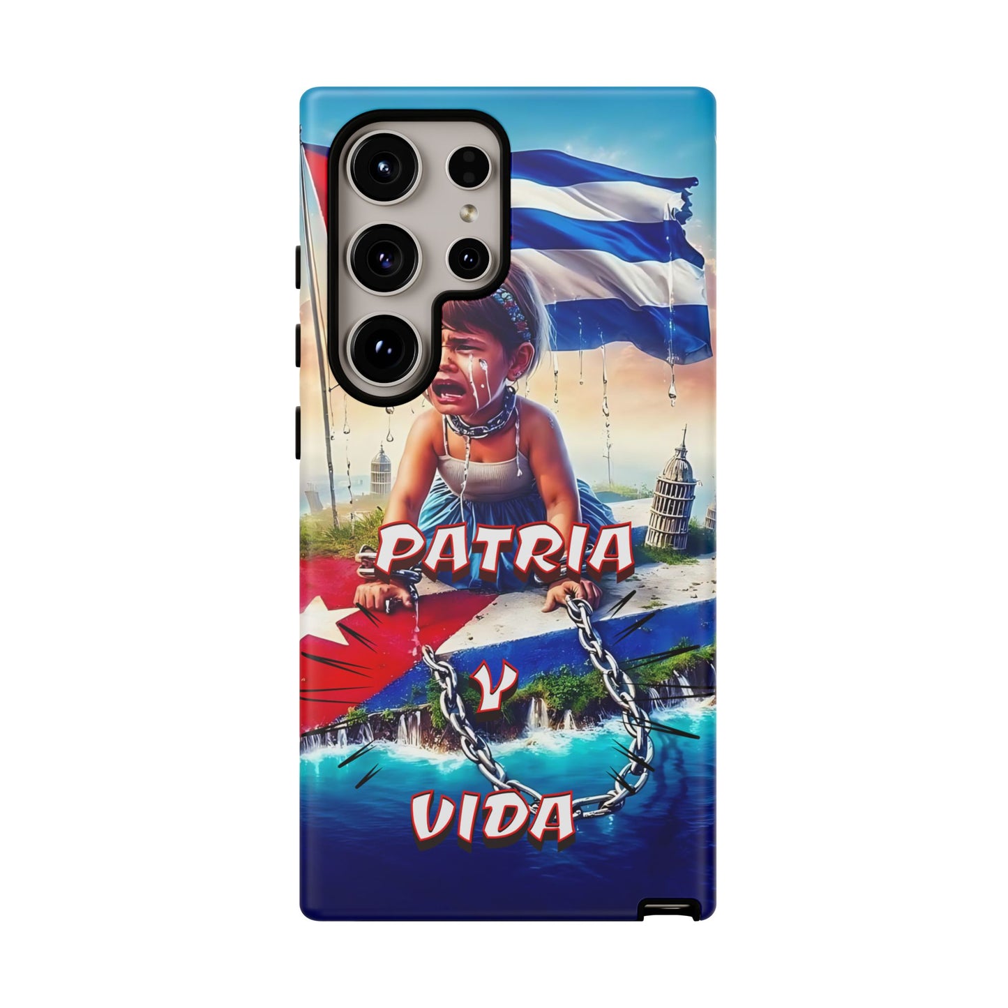 FUNDA DE TELEFONO, CUBA, PATRIA Y VIDA, IPHONE, SAMSUNG