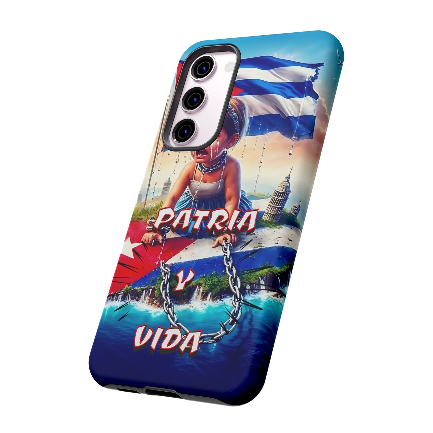 FUNDA DE TELEFONO, CUBA, PATRIA Y VIDA, IPHONE, SAMSUNG