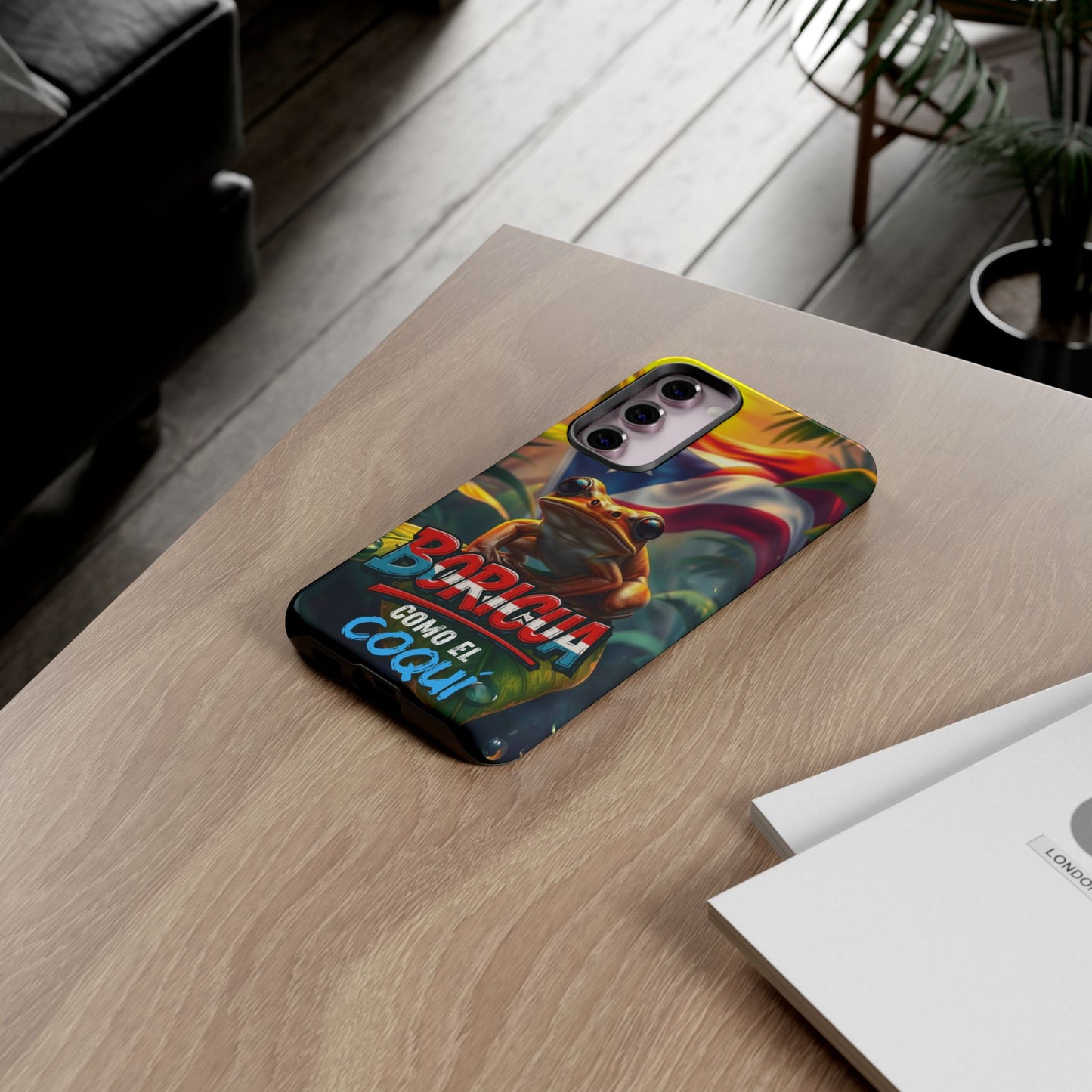 Boricua Coqui Phone Case | Tough Cases | Puerto Rican Pride, Unique Gift, Tropical Vibes, Phone Accessory, Celebration of Culture