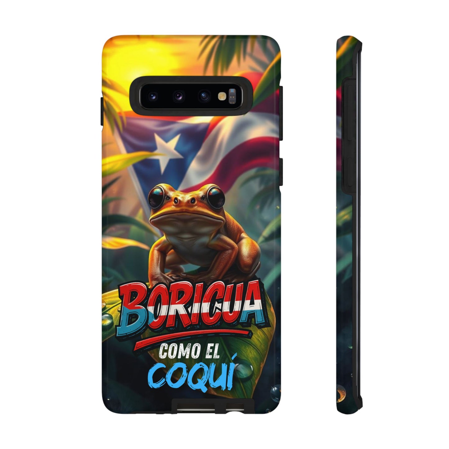 Boricua Coqui Phone Case | Tough Cases | Puerto Rican Pride, Unique Gift, Tropical Vibes, Phone Accessory, Celebration of Culture