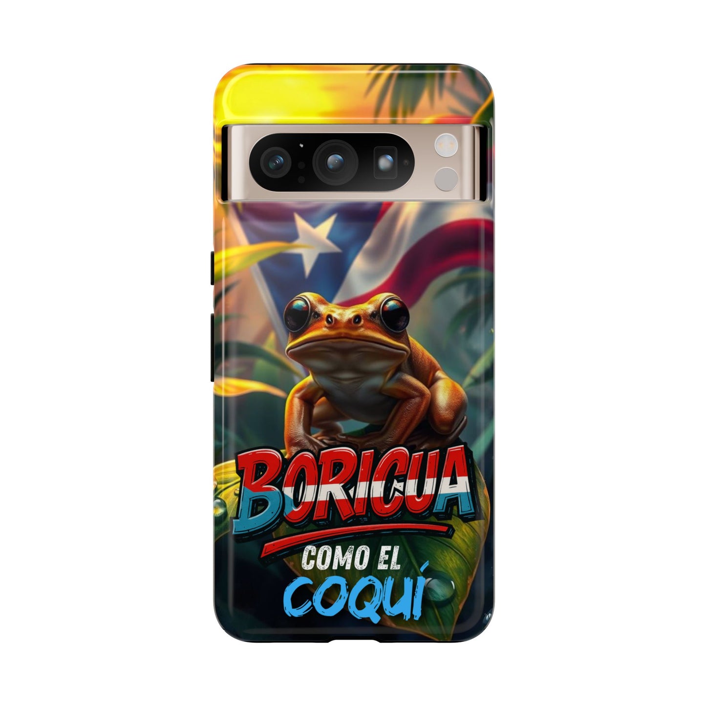 Boricua Coqui Phone Case | Tough Cases | Puerto Rican Pride, Unique Gift, Tropical Vibes, Phone Accessory, Celebration of Culture