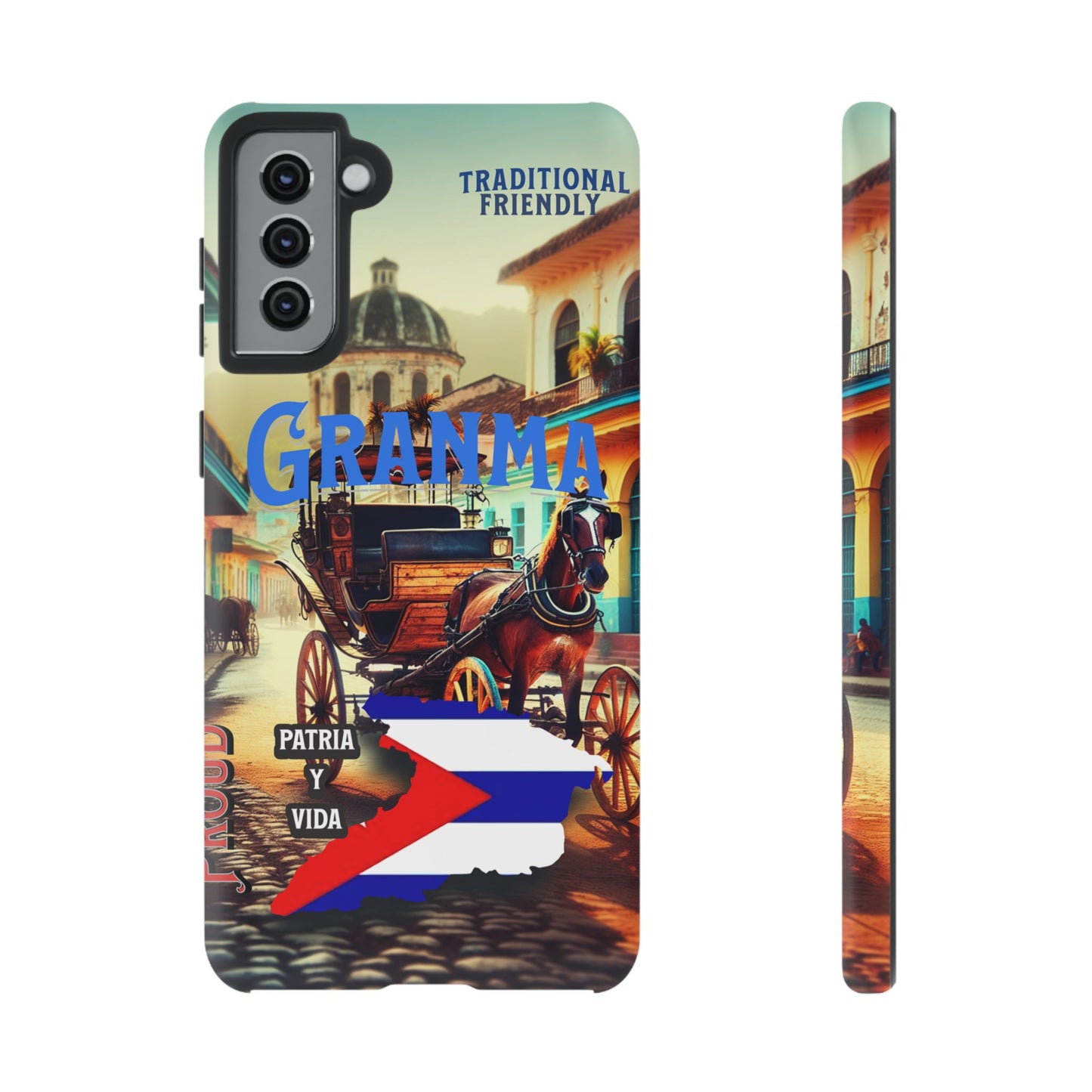 FUNDA DE TELEFONO, GRANMA, CUBA, PATRIA Y VIDA, IPHONE, SAMSUNG