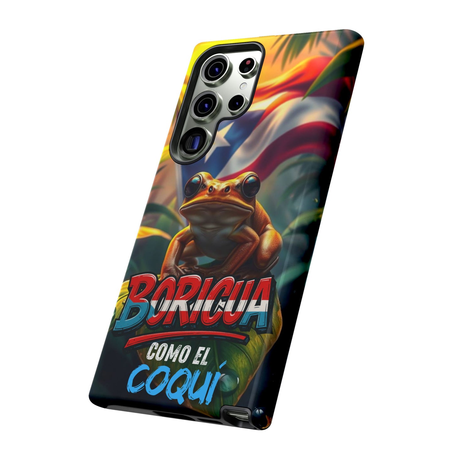 Boricua Coqui Phone Case | Tough Cases | Puerto Rican Pride, Unique Gift, Tropical Vibes, Phone Accessory, Celebration of Culture