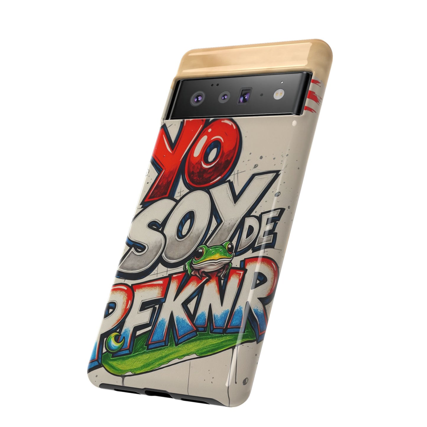 YO SOY DE PFKNR, Cases Phone Case for Unapologetic Style, Gift for Trendsetters, Urban Art Design, Fun Decor for Any Occasion, PUERTO RICO, COQUI