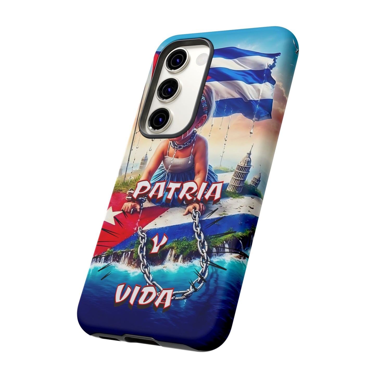 FUNDA DE TELEFONO, CUBA, PATRIA Y VIDA, IPHONE, SAMSUNG