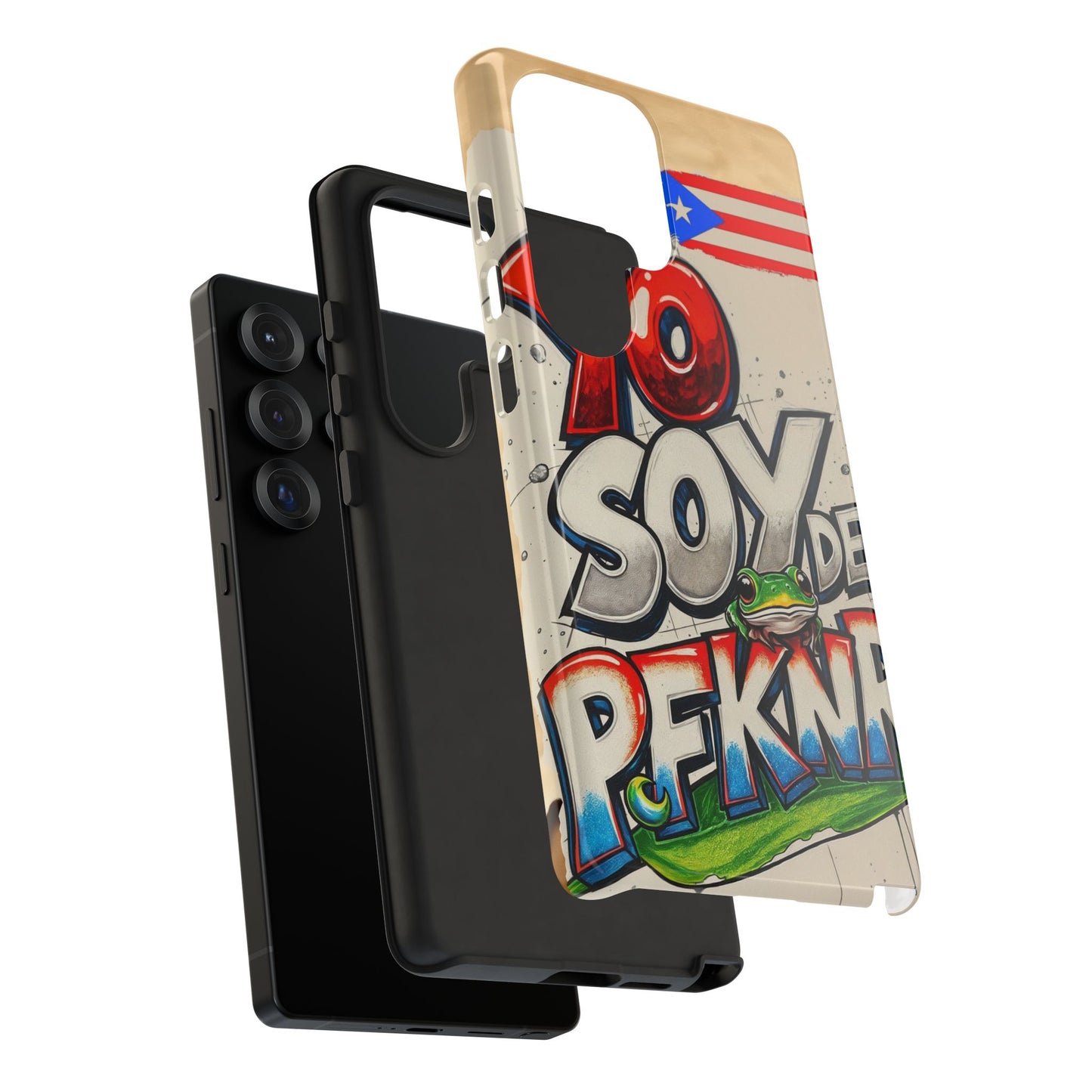 YO SOY DE PFKNR, Cases Phone Case for Unapologetic Style, Gift for Trendsetters, Urban Art Design, Fun Decor for Any Occasion, PUERTO RICO, COQUI