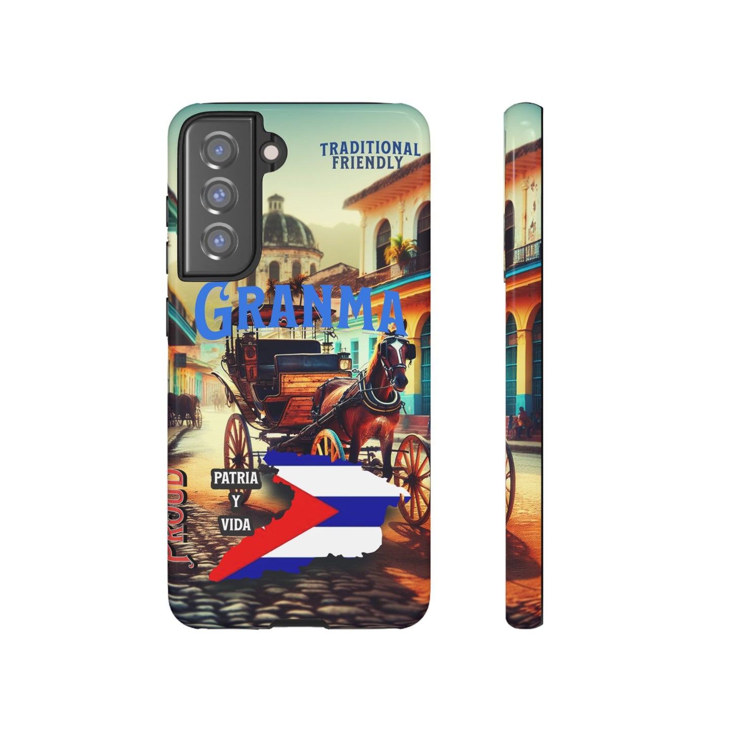 FUNDA DE TELEFONO, GRANMA, CUBA, PATRIA Y VIDA, IPHONE, SAMSUNG