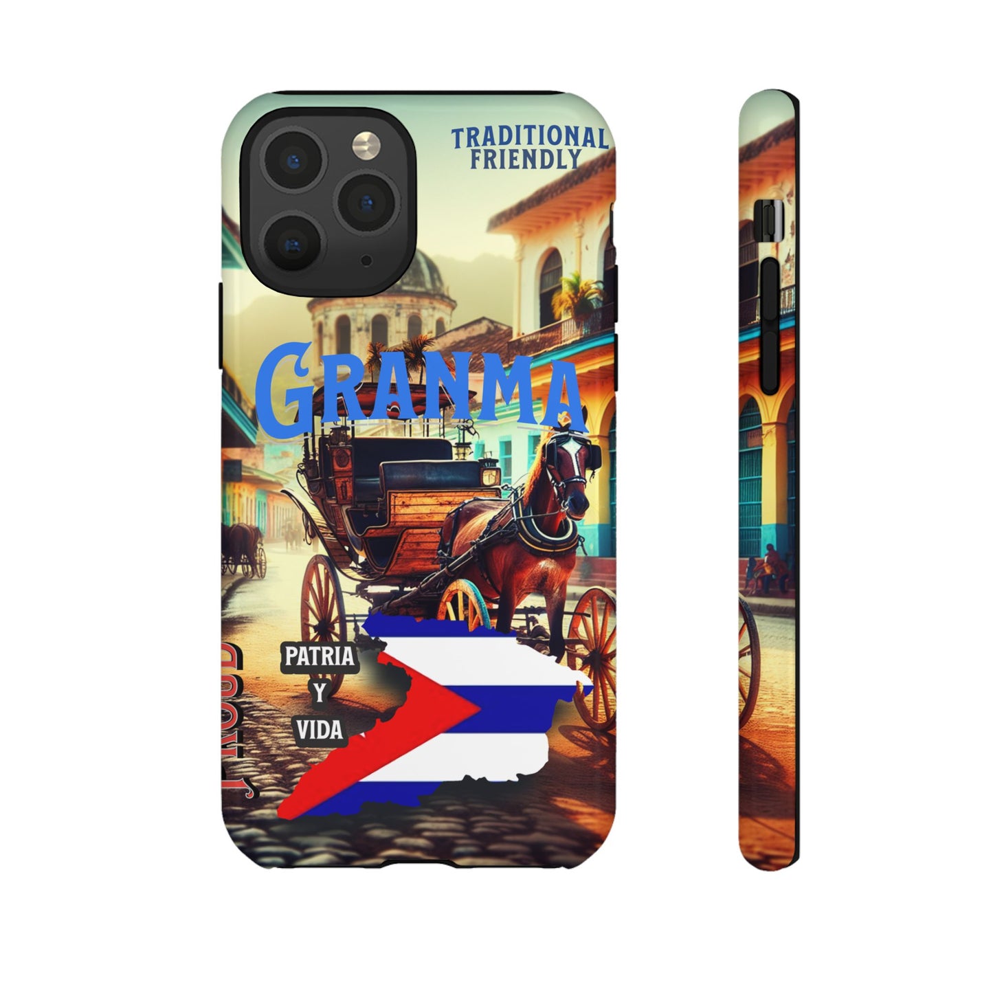 FUNDA DE TELEFONO, GRANMA, CUBA, PATRIA Y VIDA, IPHONE, SAMSUNG