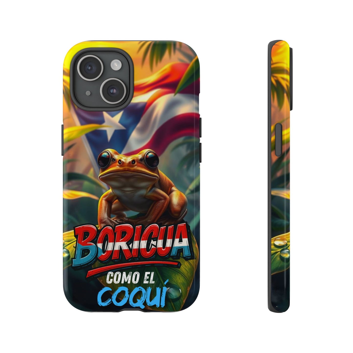 Boricua Coqui Phone Case | Tough Cases | Puerto Rican Pride, Unique Gift, Tropical Vibes, Phone Accessory, Celebration of Culture