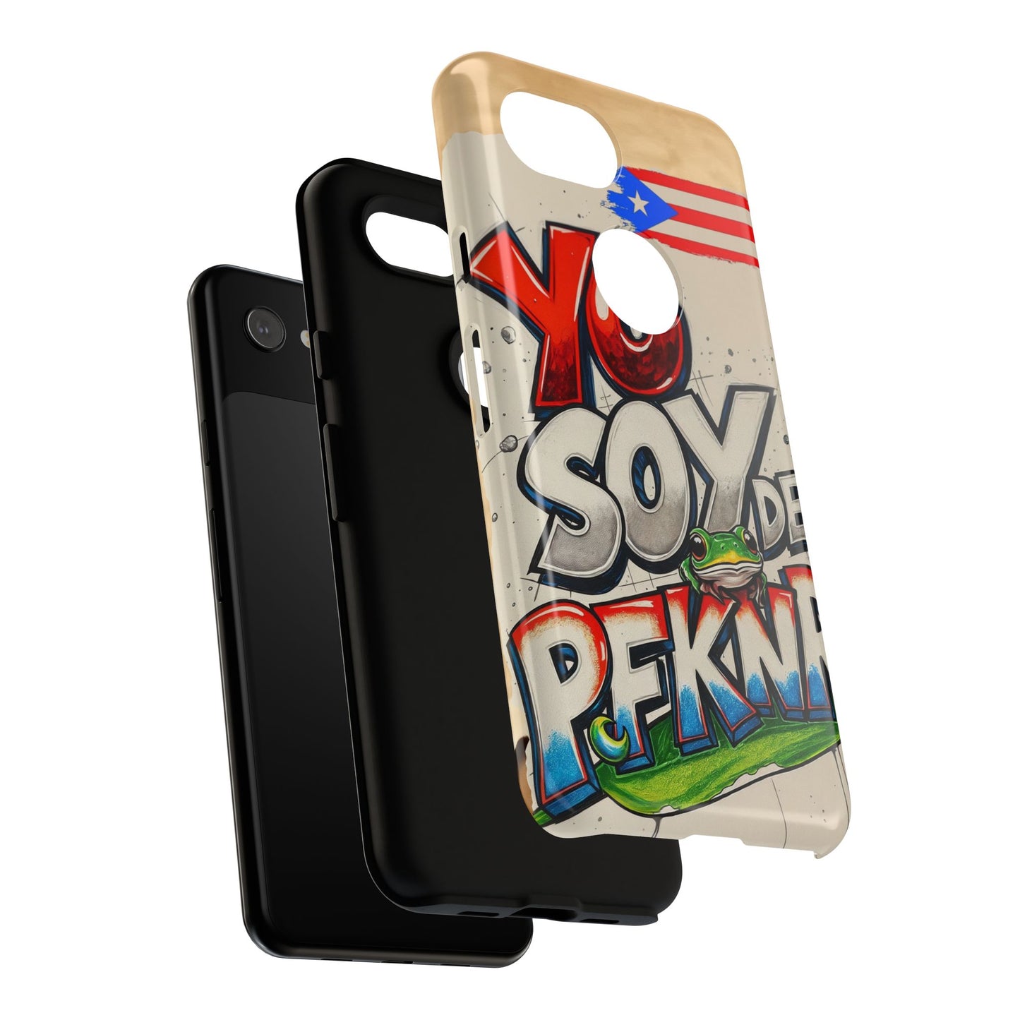 YO SOY DE PFKNR, Cases Phone Case for Unapologetic Style, Gift for Trendsetters, Urban Art Design, Fun Decor for Any Occasion, PUERTO RICO, COQUI
