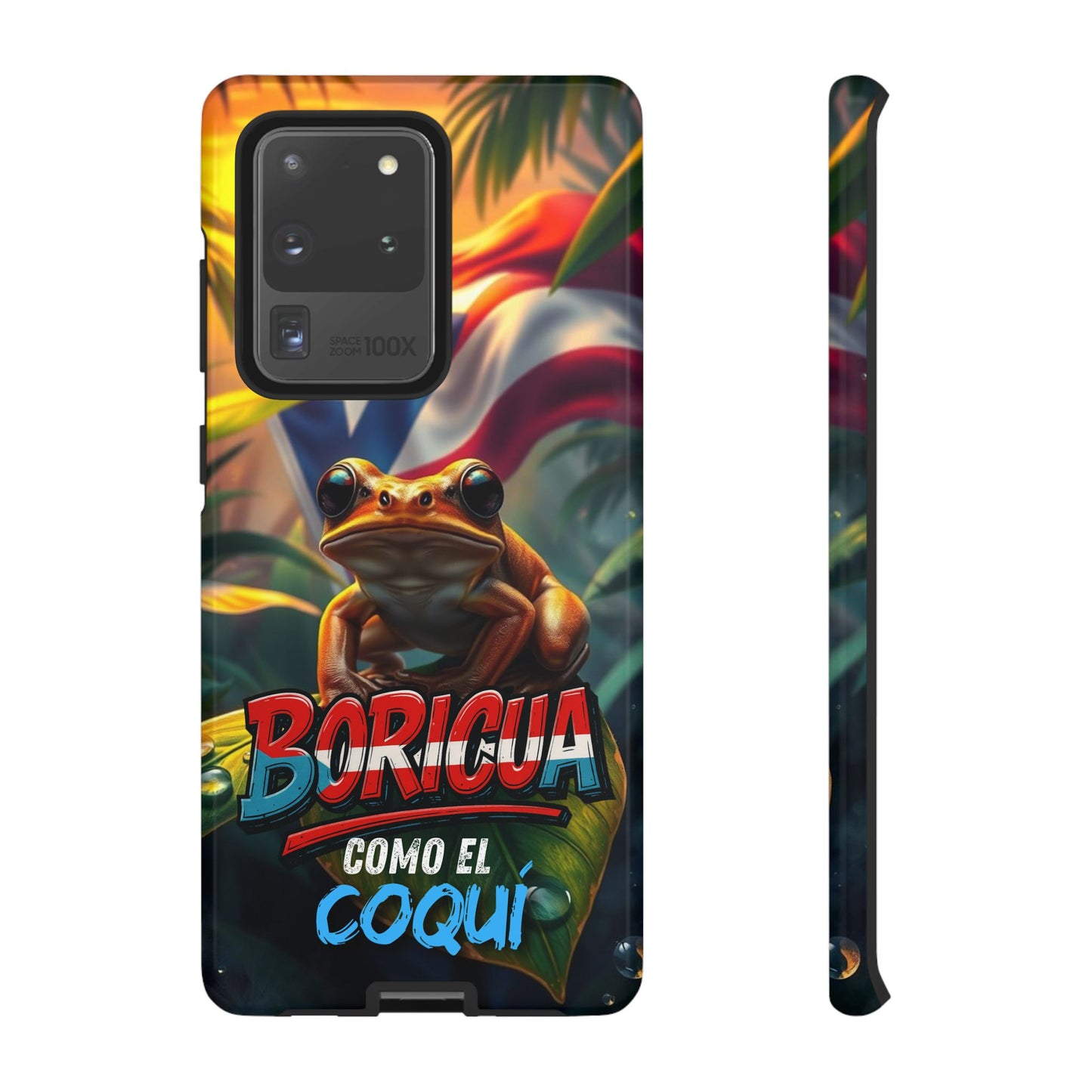 Boricua Coqui Phone Case | Tough Cases | Puerto Rican Pride, Unique Gift, Tropical Vibes, Phone Accessory, Celebration of Culture