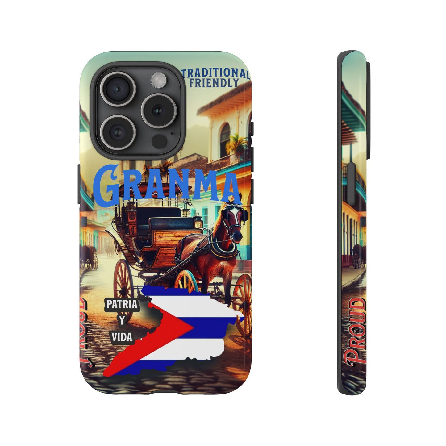 FUNDA DE TELEFONO, GRANMA, CUBA, PATRIA Y VIDA, IPHONE, SAMSUNG