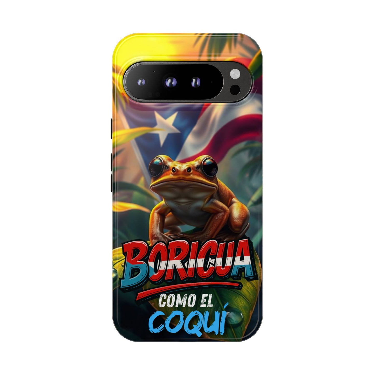 Boricua Coqui Phone Case | Tough Cases | Puerto Rican Pride, Unique Gift, Tropical Vibes, Phone Accessory, Celebration of Culture