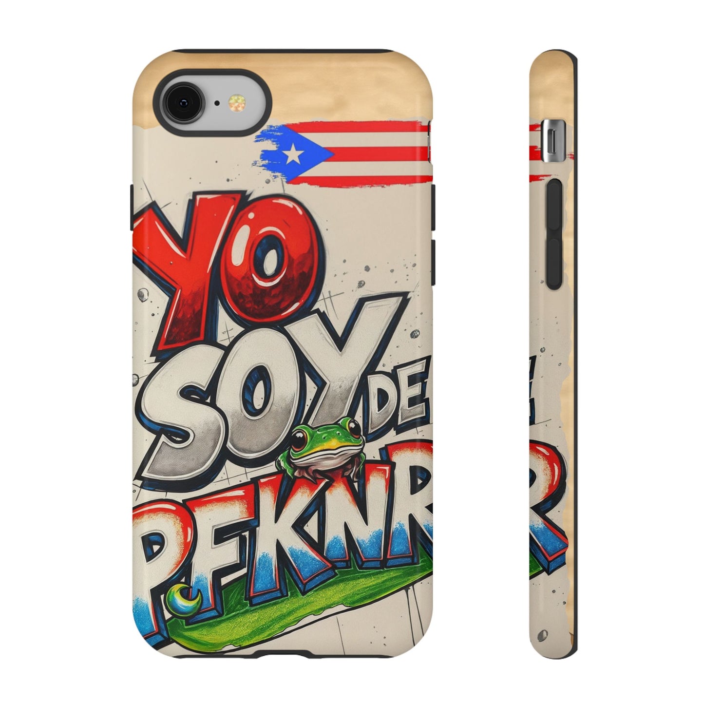 YO SOY DE PFKNR, Cases Phone Case for Unapologetic Style, Gift for Trendsetters, Urban Art Design, Fun Decor for Any Occasion, PUERTO RICO, COQUI