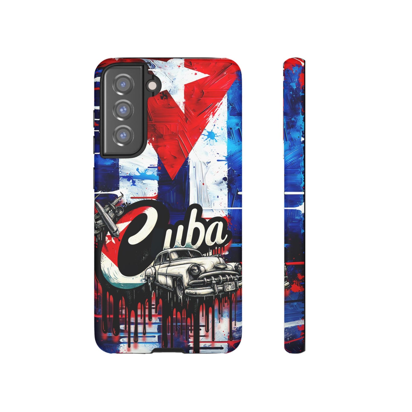 FUNDAS PARA TELEFONOS SAMSUNG, IPHONE, CON BANDERA DE CUBA, COLORES BRILLANTES, COLOTRES VIVOS TELEFONOS PARA CUBA