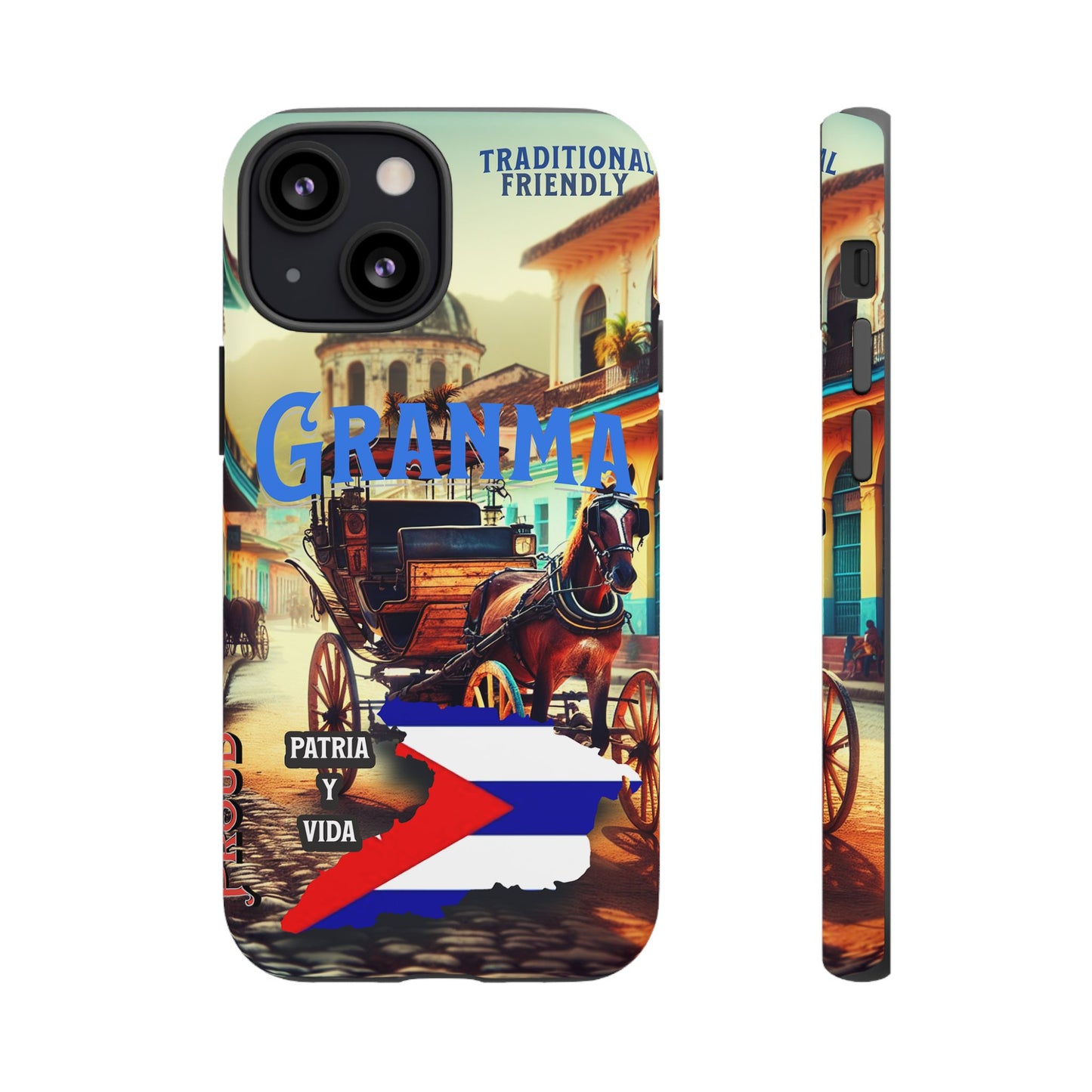 FUNDA DE TELEFONO, GRANMA, CUBA, PATRIA Y VIDA, IPHONE, SAMSUNG