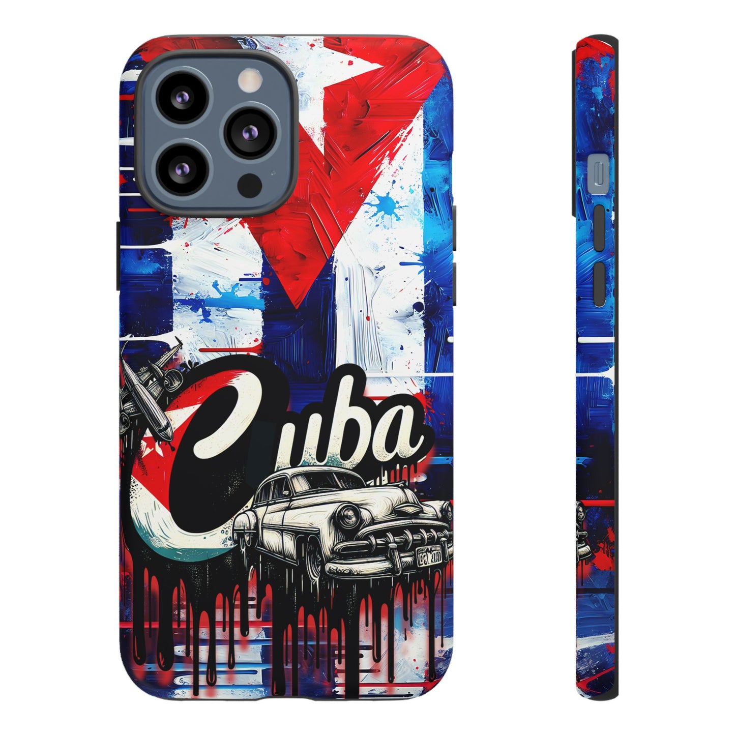 FUNDAS PARA TELEFONOS SAMSUNG, IPHONE, CON BANDERA DE CUBA, COLORES BRILLANTES, COLOTRES VIVOS TELEFONOS PARA CUBA