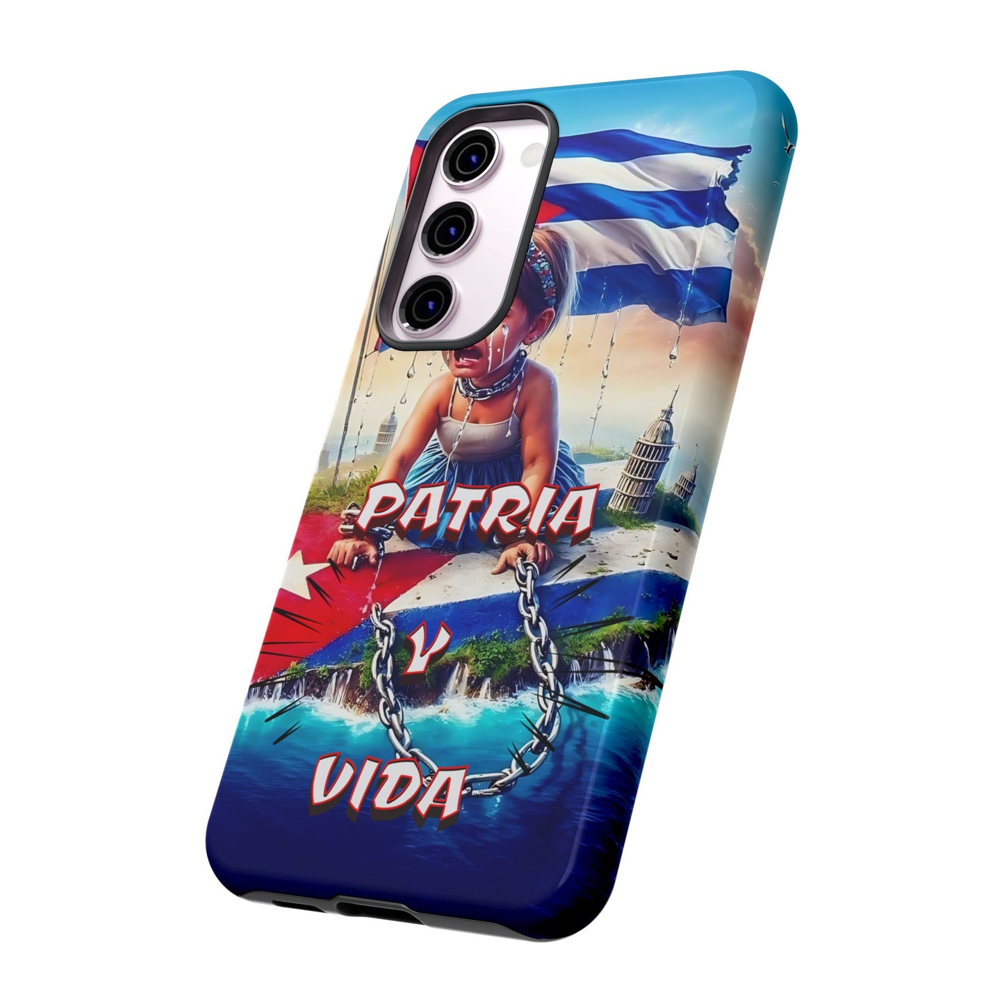 FUNDA DE TELEFONO, CUBA, PATRIA Y VIDA, IPHONE, SAMSUNG