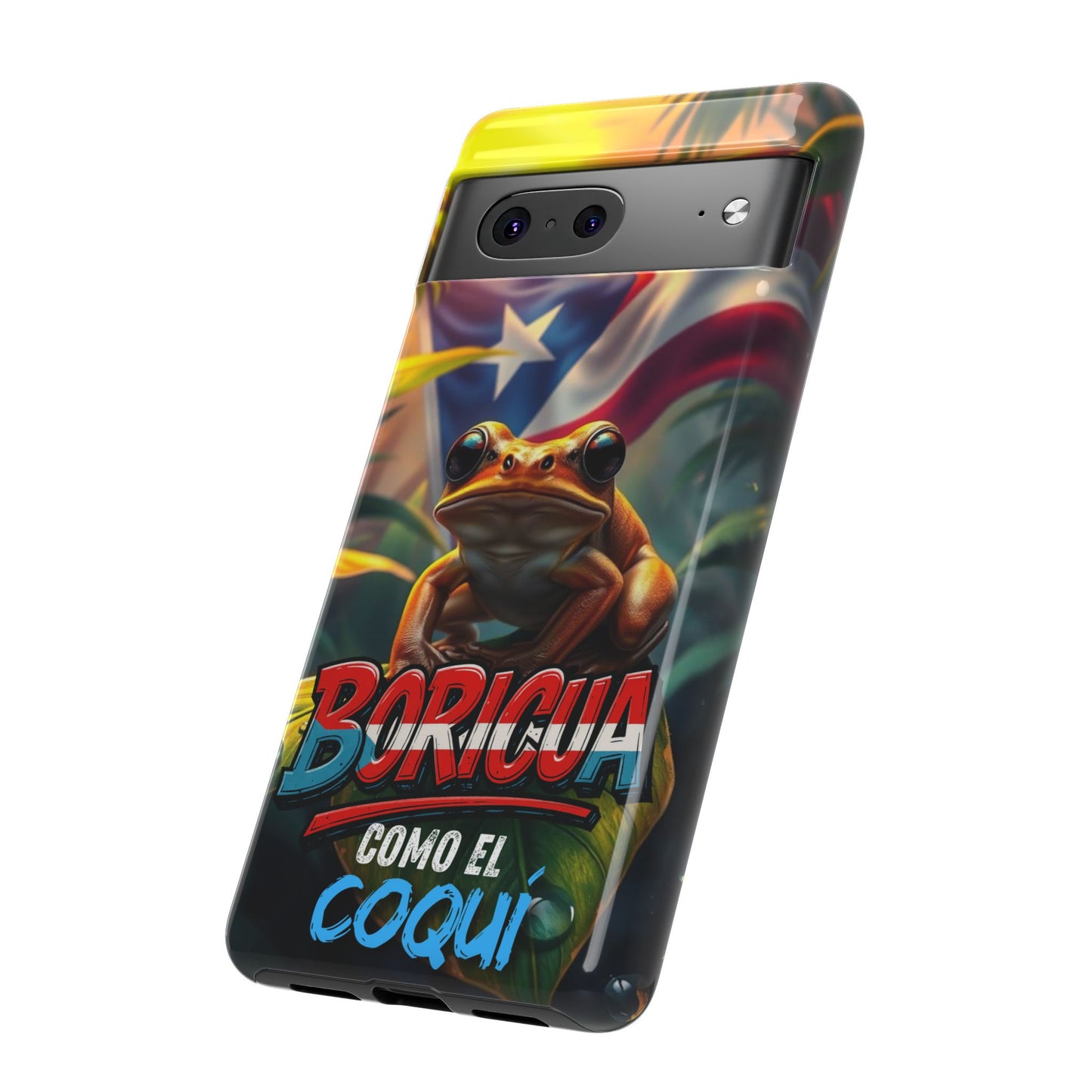 Boricua Coqui Phone Case | Tough Cases | Puerto Rican Pride, Unique Gift, Tropical Vibes, Phone Accessory, Celebration of Culture