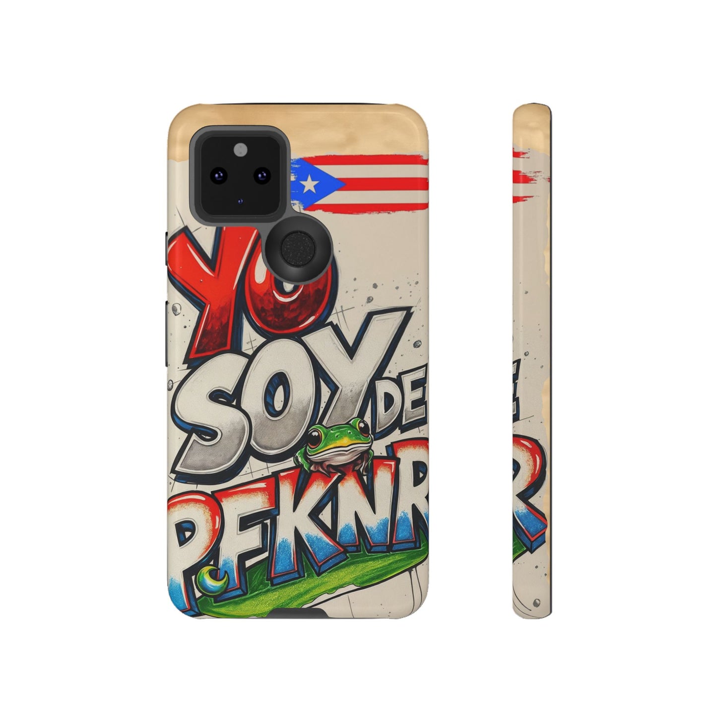 YO SOY DE PFKNR, Cases Phone Case for Unapologetic Style, Gift for Trendsetters, Urban Art Design, Fun Decor for Any Occasion, PUERTO RICO, COQUI