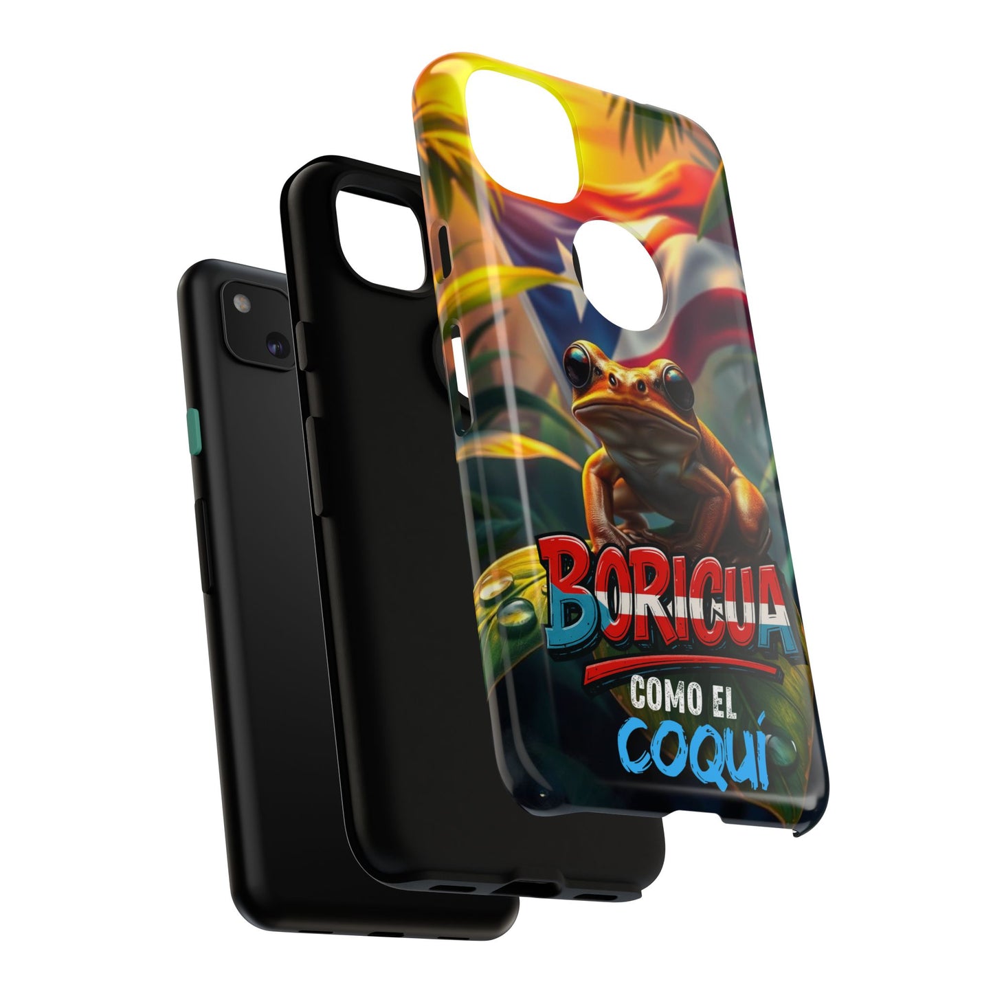 Boricua Coqui Phone Case | Tough Cases | Puerto Rican Pride, Unique Gift, Tropical Vibes, Phone Accessory, Celebration of Culture