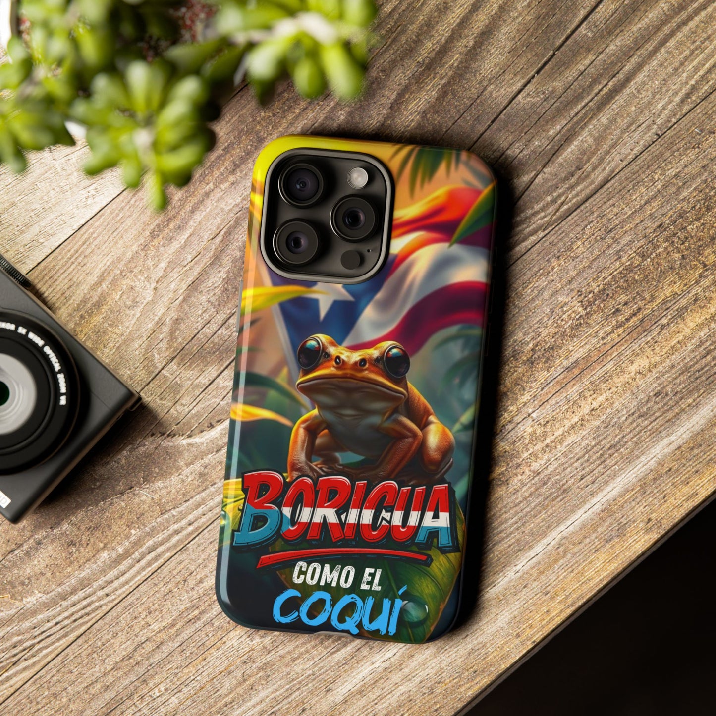 Boricua Coqui Phone Case | Tough Cases | Puerto Rican Pride, Unique Gift, Tropical Vibes, Phone Accessory, Celebration of Culture