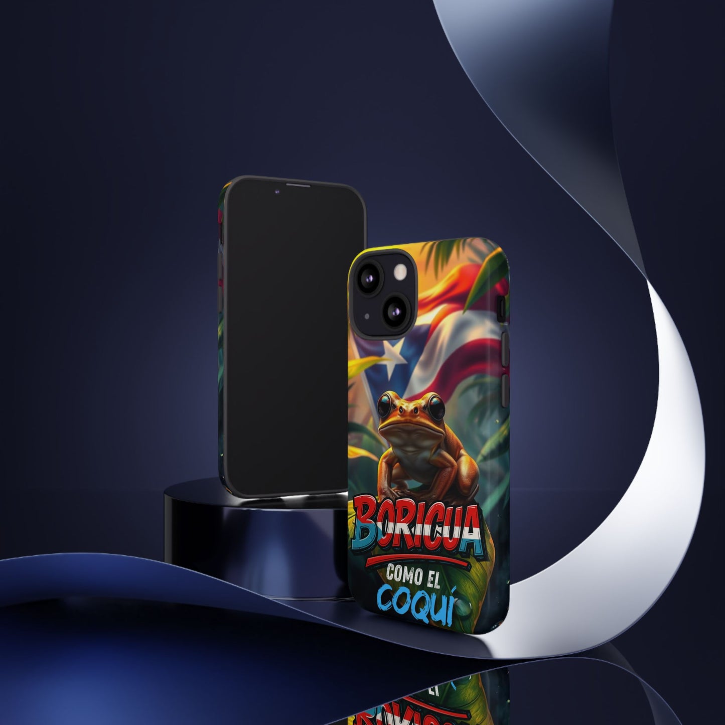 Boricua Coqui Phone Case | Tough Cases | Puerto Rican Pride, Unique Gift, Tropical Vibes, Phone Accessory, Celebration of Culture