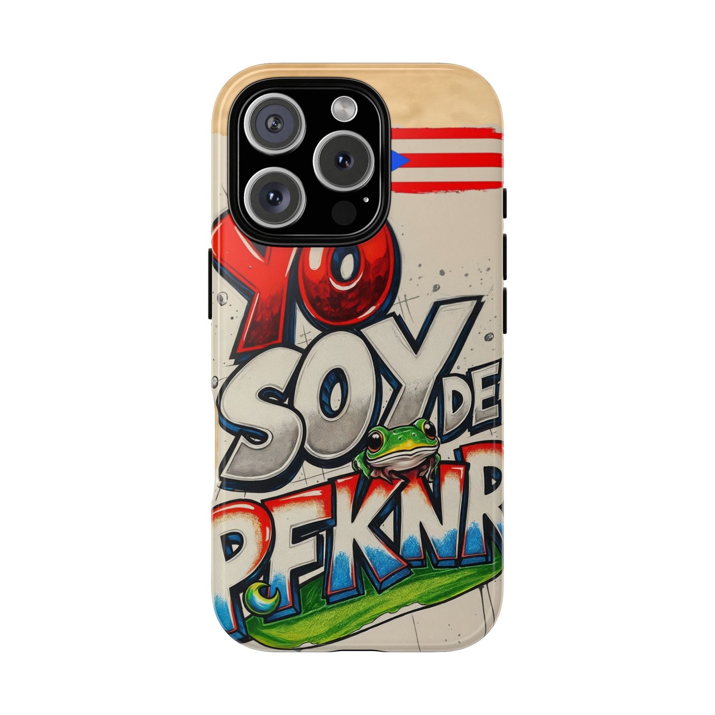YO SOY DE PFKNR, Cases Phone Case for Unapologetic Style, Gift for Trendsetters, Urban Art Design, Fun Decor for Any Occasion, PUERTO RICO, COQUI