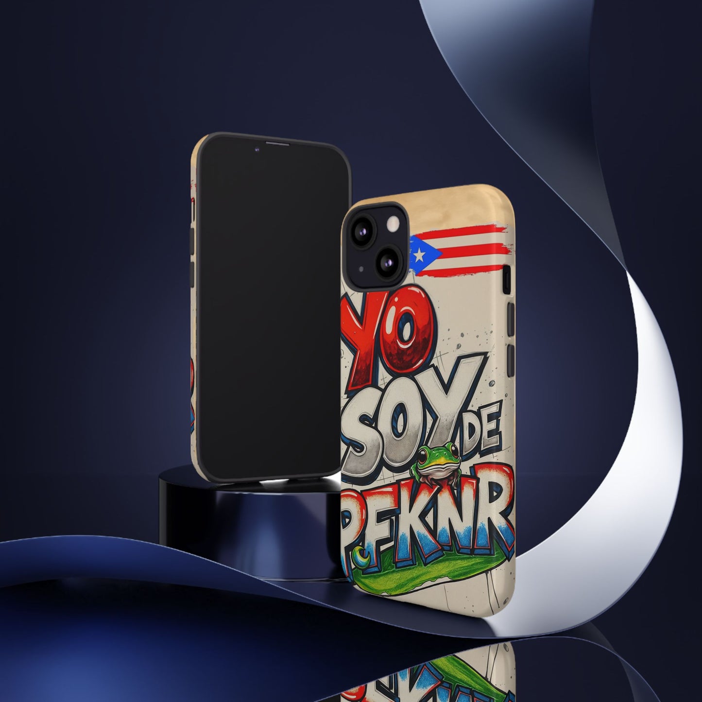 YO SOY DE PFKNR, Cases Phone Case for Unapologetic Style, Gift for Trendsetters, Urban Art Design, Fun Decor for Any Occasion, PUERTO RICO, COQUI