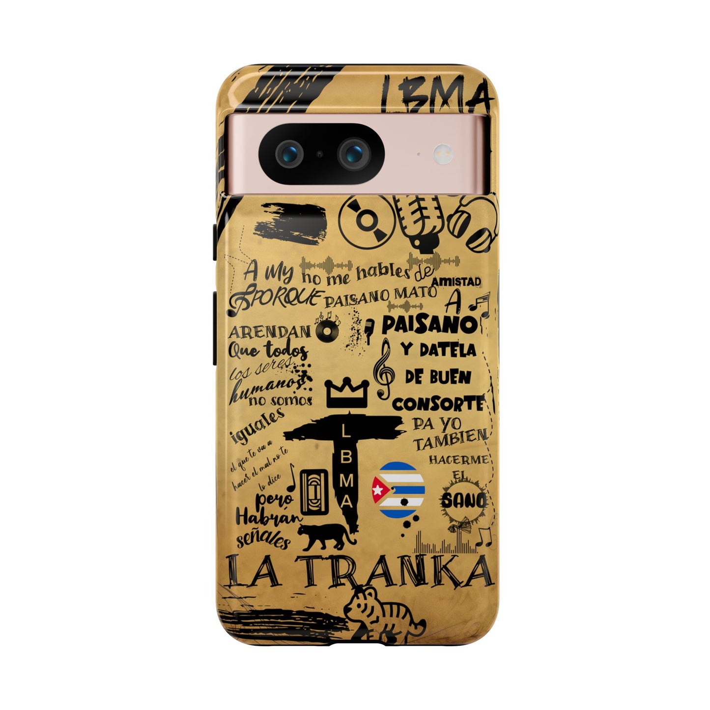 FUNDA PARA TELEFONO, LBMA, TAIGUER, LA TRANKA, ASERE, QUE BOLA,