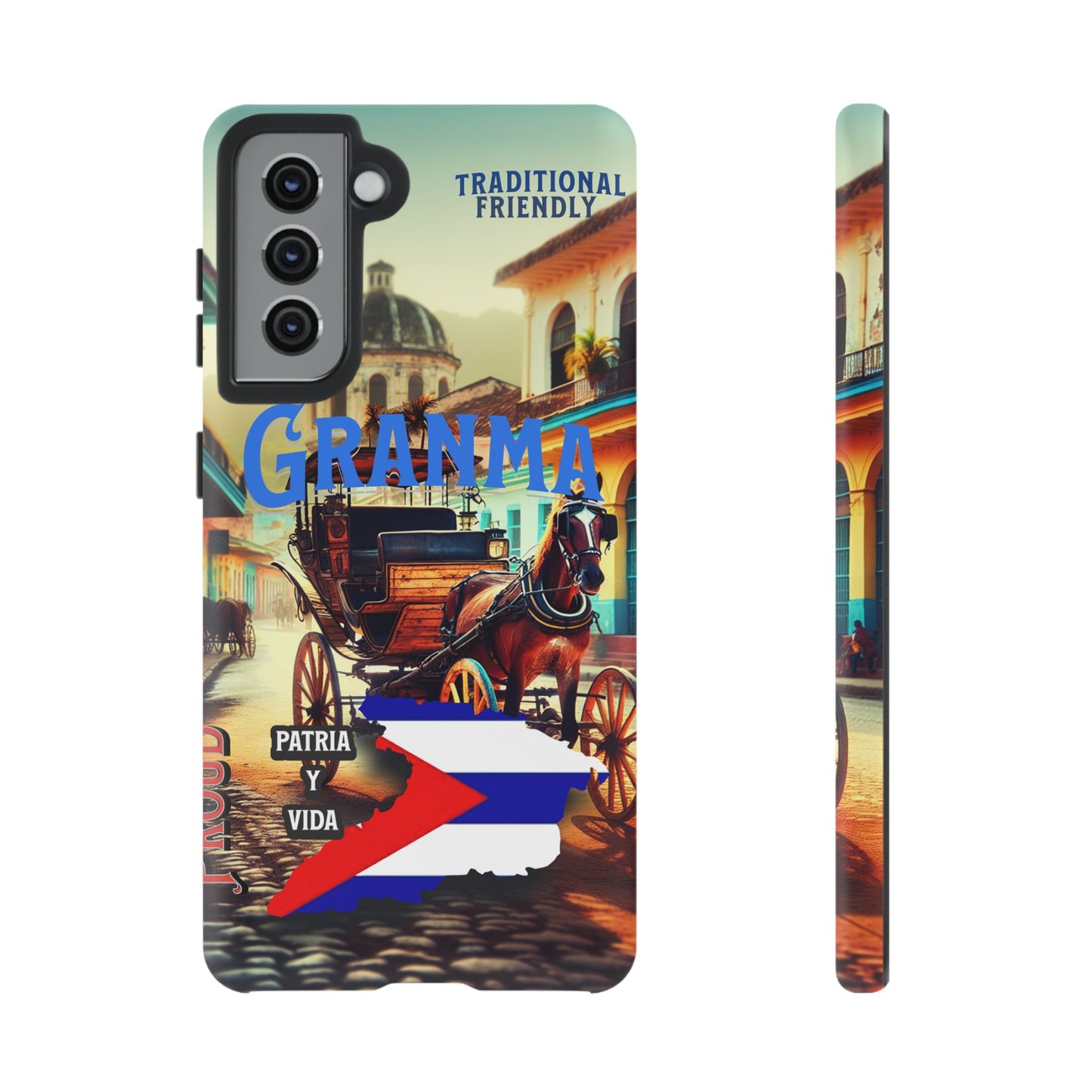 FUNDA DE TELEFONO, GRANMA, CUBA, PATRIA Y VIDA, IPHONE, SAMSUNG