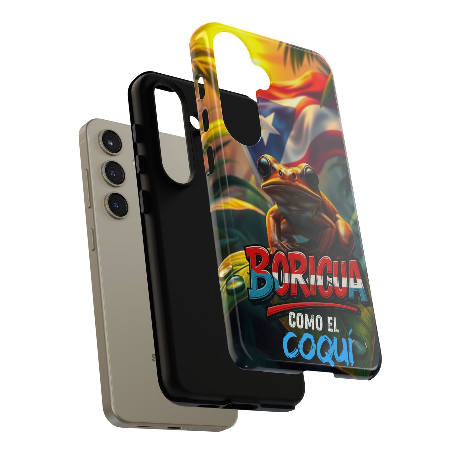 Boricua Coqui Phone Case | Tough Cases | Puerto Rican Pride, Unique Gift, Tropical Vibes, Phone Accessory, Celebration of Culture
