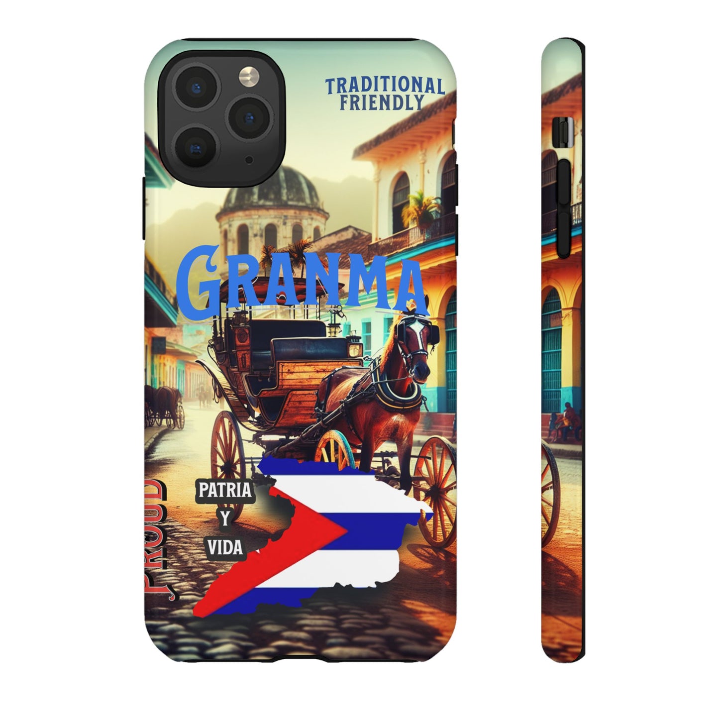 FUNDA DE TELEFONO, GRANMA, CUBA, PATRIA Y VIDA, IPHONE, SAMSUNG