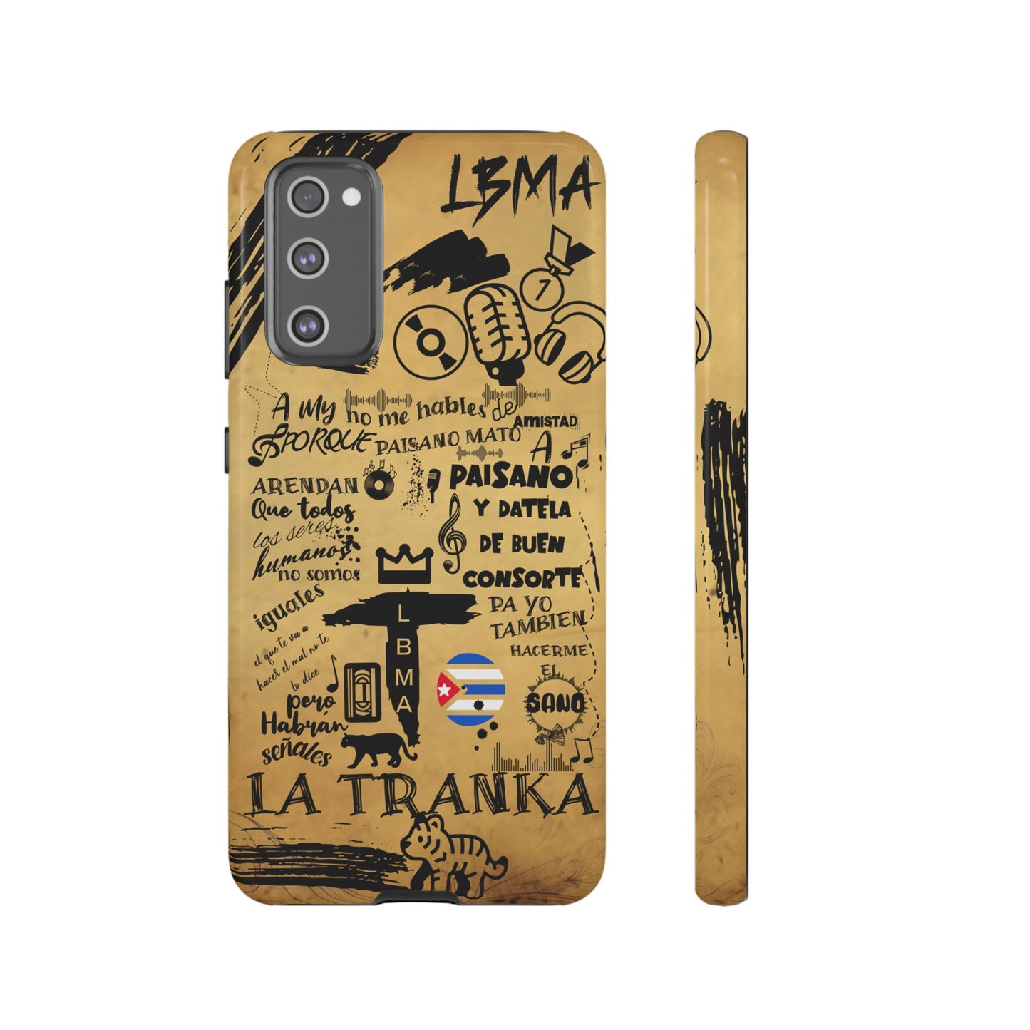 FUNDA PARA TELEFONO, LBMA, TAIGUER, LA TRANKA, ASERE, QUE BOLA,