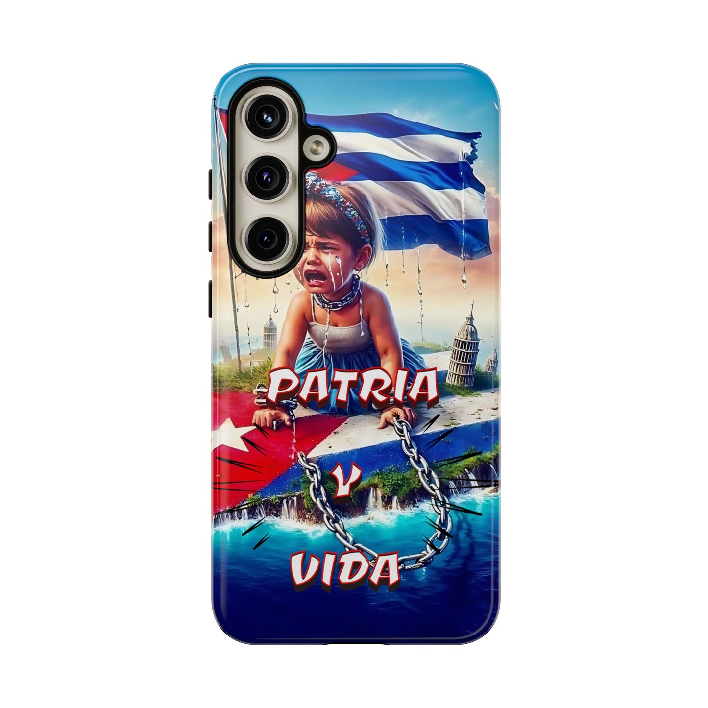 FUNDA DE TELEFONO, CUBA, PATRIA Y VIDA, IPHONE, SAMSUNG