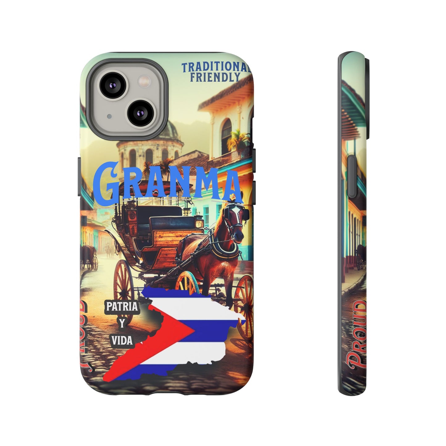 FUNDA DE TELEFONO, GRANMA, CUBA, PATRIA Y VIDA, IPHONE, SAMSUNG