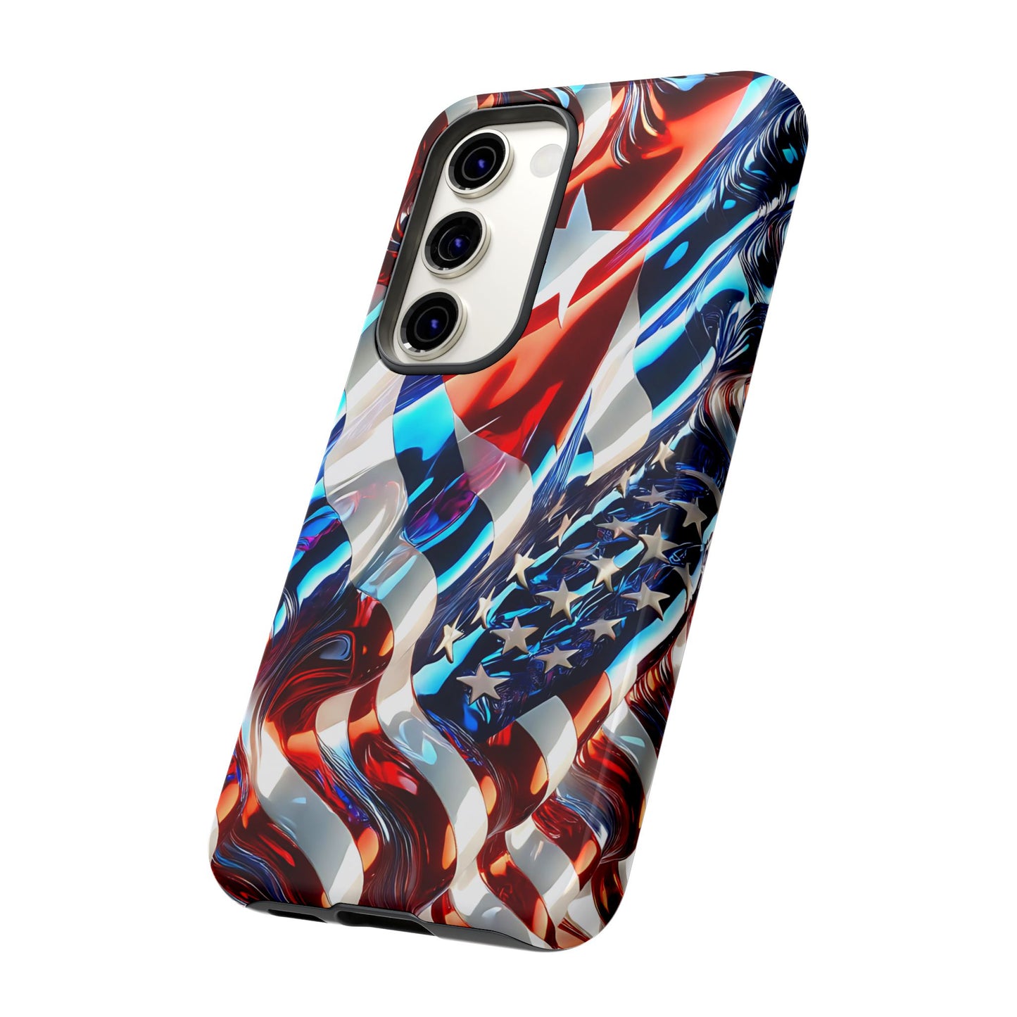 FUNDA PARA TELEFONO BANDERA DE CUBA Y ESTADOS UNIDOS, BRILLO CALIDADI, ASERE