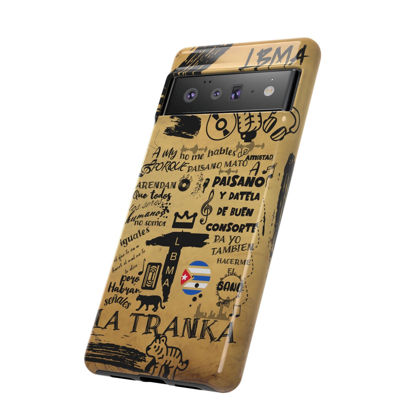 FUNDA PARA TELEFONO, LBMA, TAIGUER, LA TRANKA, ASERE, QUE BOLA,